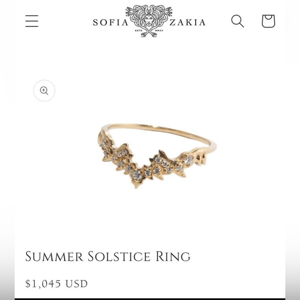 Sofia Zakia Summer Solstice Ring